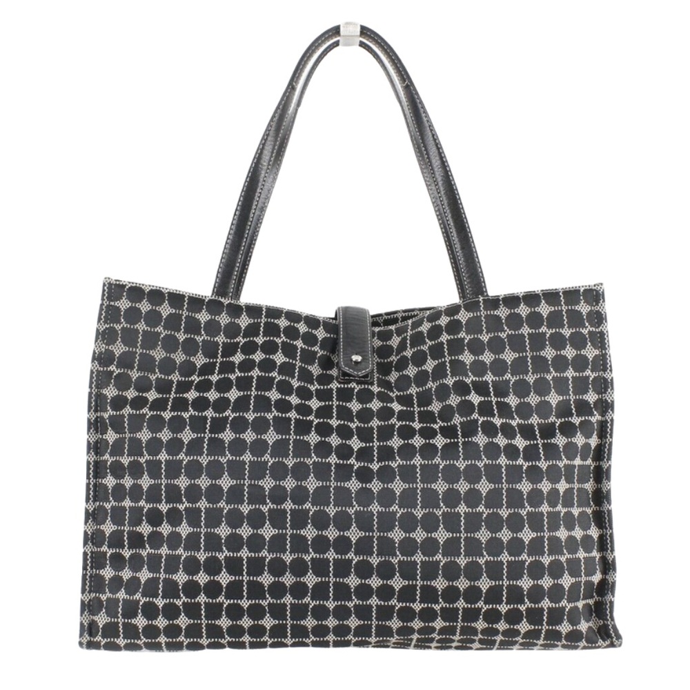 Kate Spade Dot Noel Canvas Tote | Black Cream | Vintage | Retired